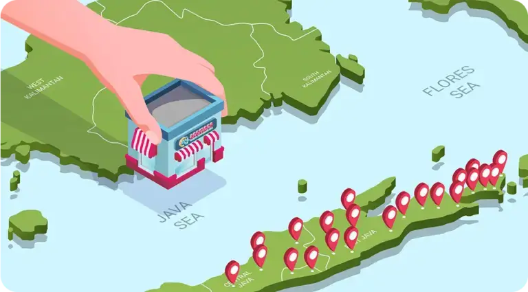 Gamabar Peta Lokasi Outlet Anemone